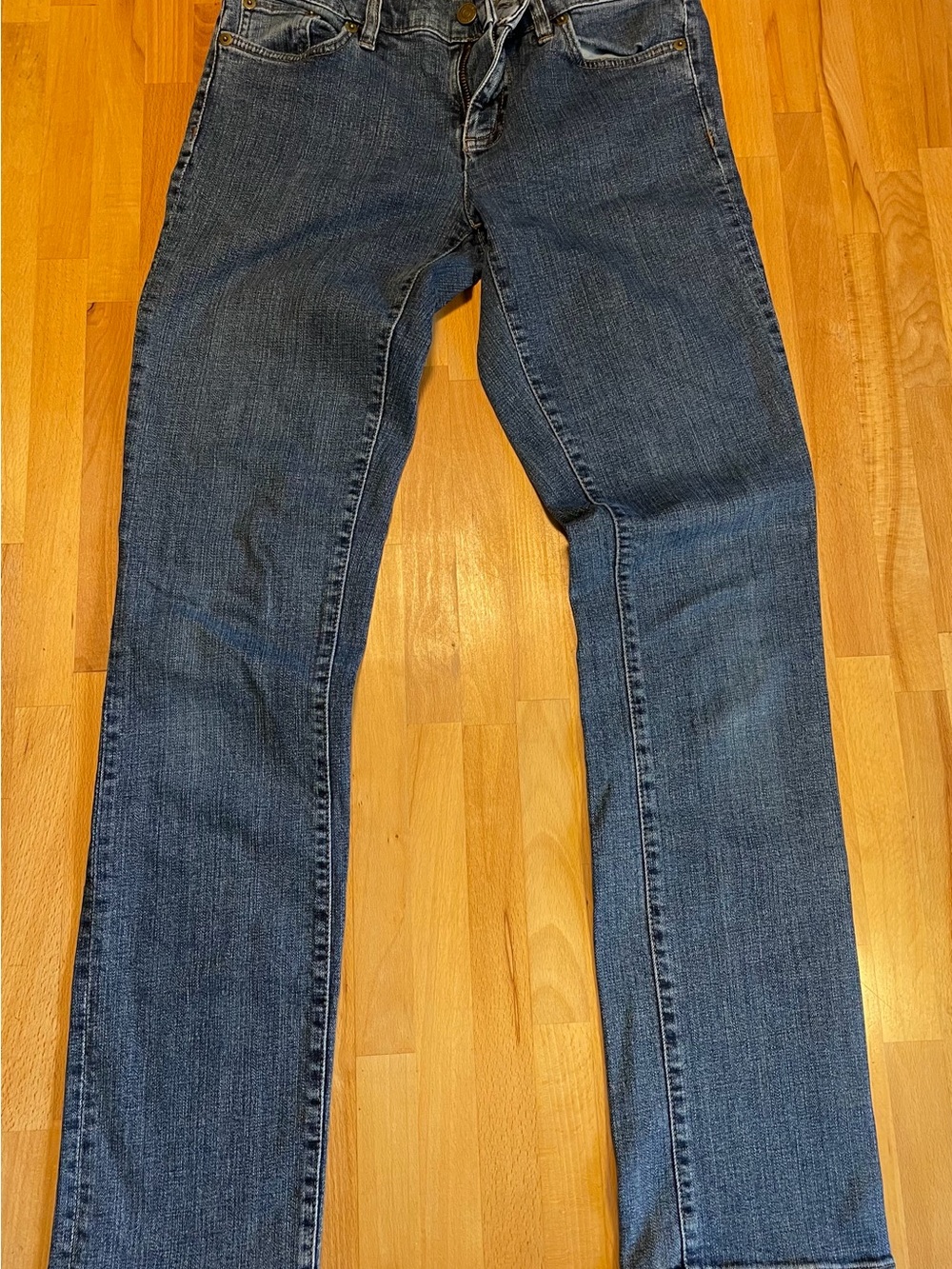 Ralph Lauren Straight-Leg Jeans in Medium Blue Wash